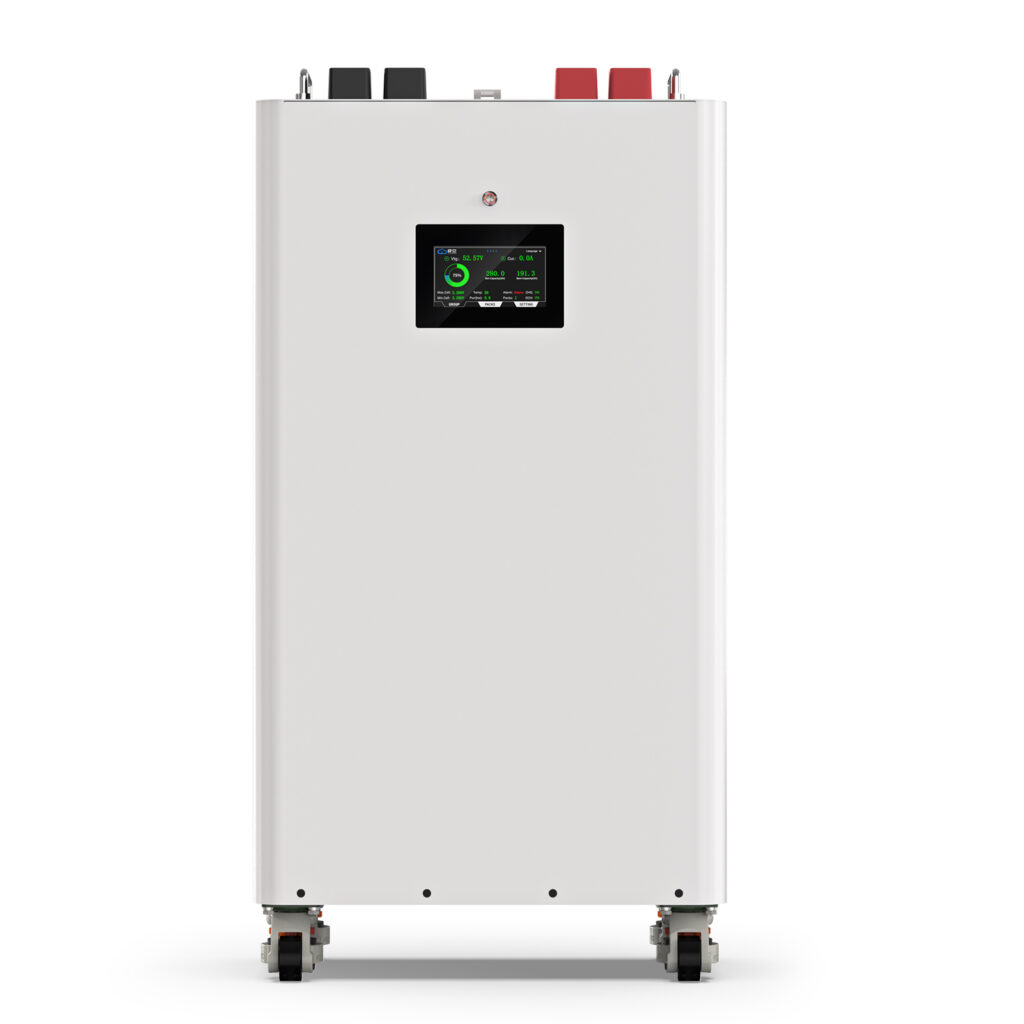 Akumoodul 16 kWh LiFePO4 314Ah 51,2V vertikaalne, ratastel